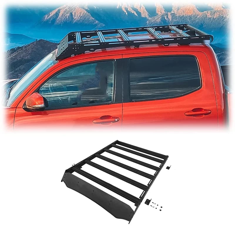 ApexRide Latest Models 4x4 Off Road Accessories Aluminum Roof Rack Luggage Carrier for  TOYOTA TACOMA 2024 Roof Rack