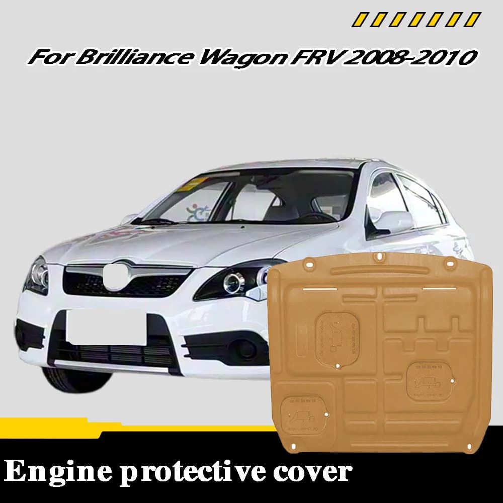 Car underbody protection plate For Brilliance Wagon FRV 2008-2010 1.6L engine undertray, underbody protection plate