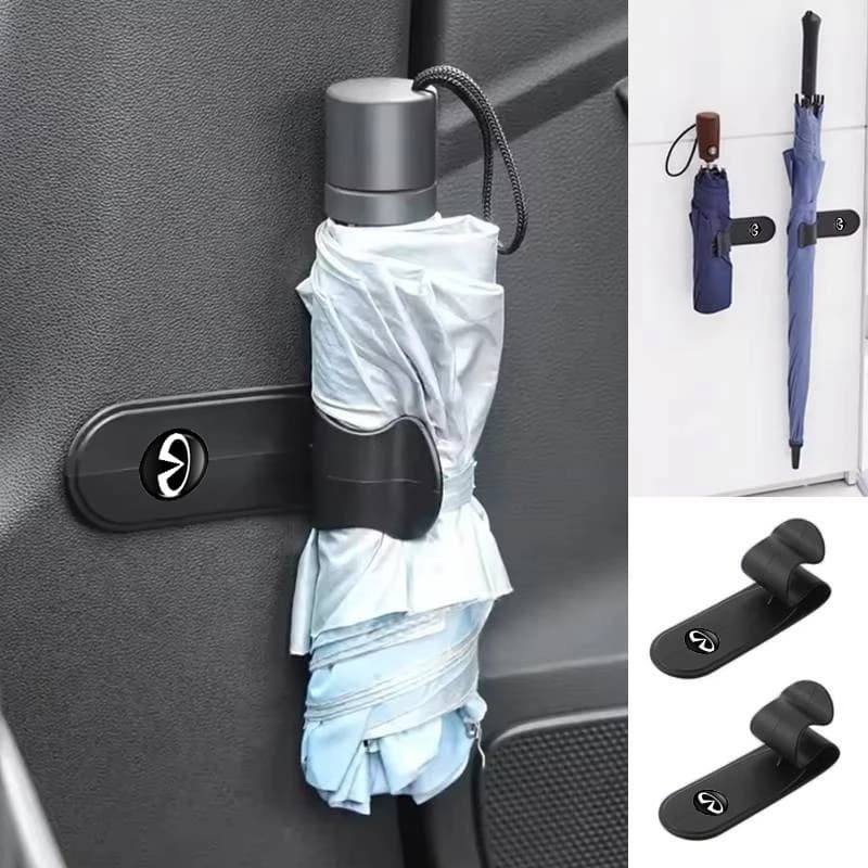 Car Umbrella Holder Fixing Bracket Car Trunk Fastener Clip Backpack Hanging Hook For Infiniti Q50 FX35 Q30 G37 Q70 QX70 G35 Q60
