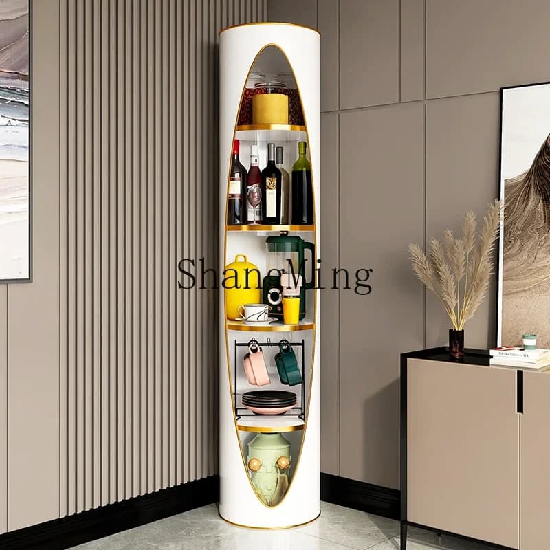 SM new modern simple side cabinet multi-layer household kitchen storage floor tea cabinet