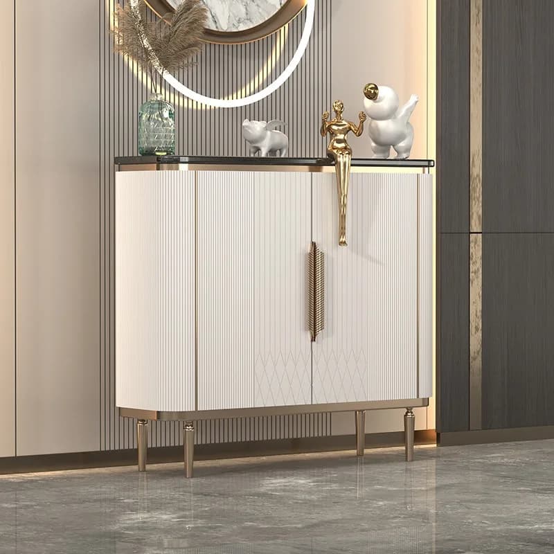 Vertical Designer Shoe Cabinet Organizer Living Room Cupboard Space Saving Shoe Shelf Modern Standing Zapatero Trendy Furniture