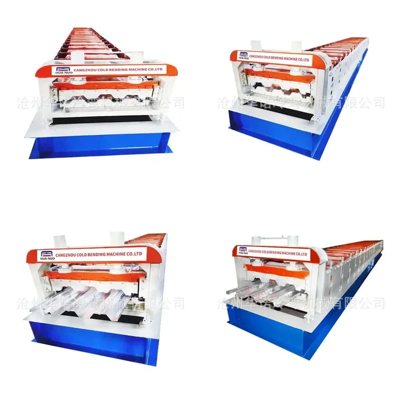 Deposit-Fully automatic 750th floor deck machine floor deck equipment, reinforced floor deck machine, tile pressing machine