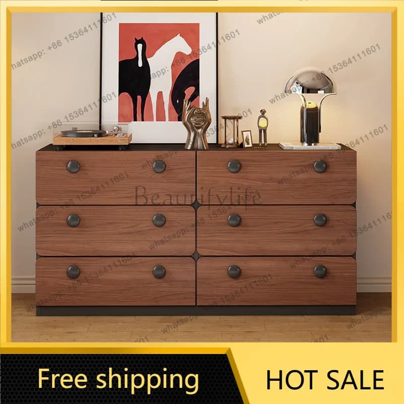 XX.Nordic Craft Living Room Cabinets Luxury Wood Hallway Storage Living Room Cabinets Bookcase Display Cajonera Trendy Furniture