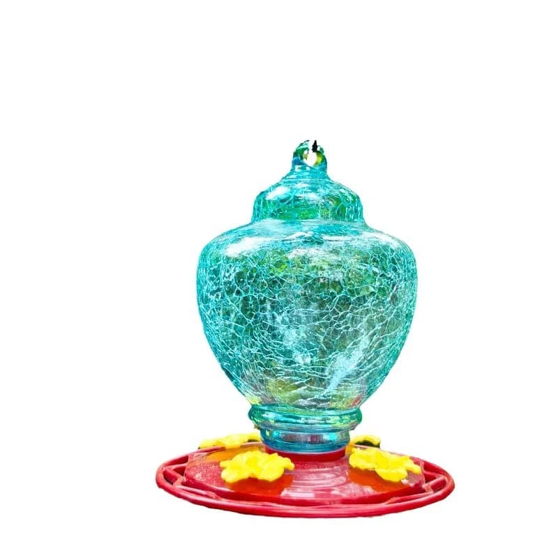 Bird feeder Bird feeder Outdoor feeder Hanging courtyard Garden glass model