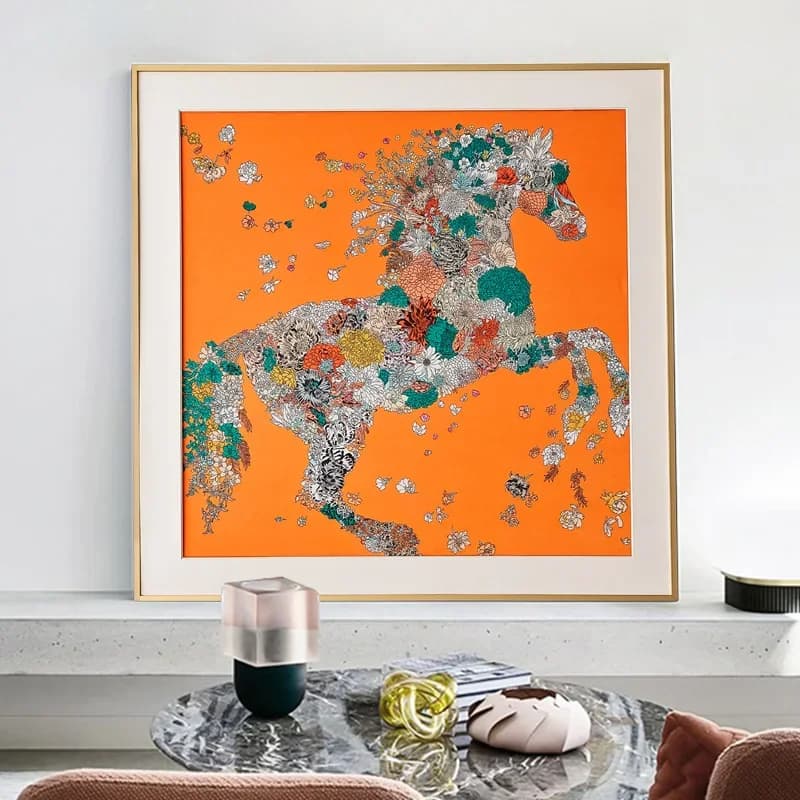 Silk scarf framing, magnetic non-destructive framing