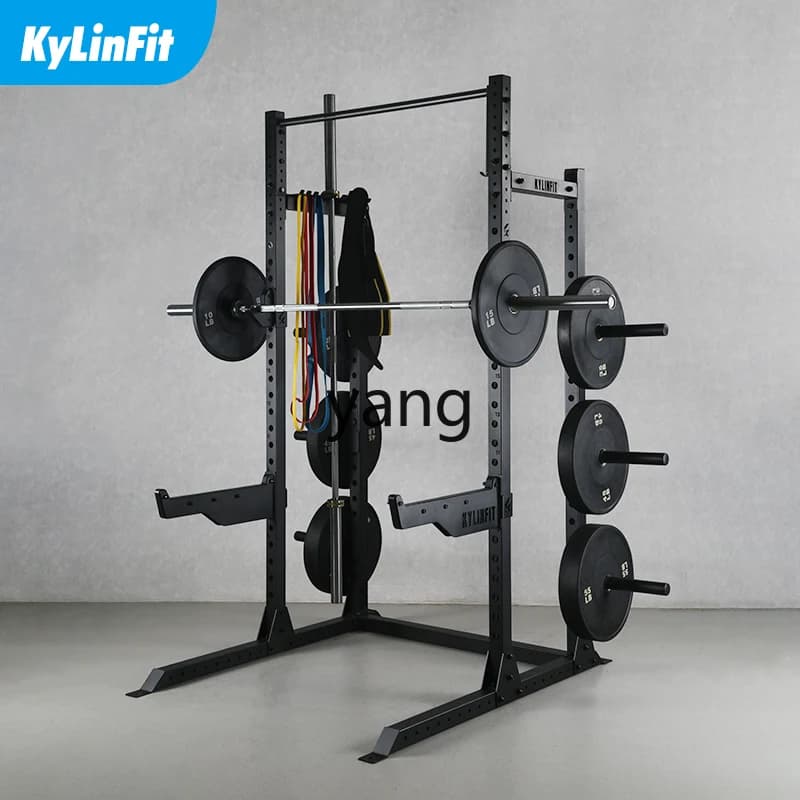 LTT1 Squat Free Bench Press Rack Multifunctional Household Commercial Fitness Equipment Barbell Half Frame