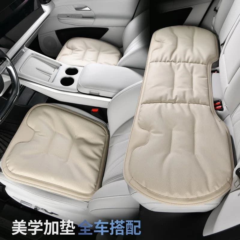 All-season Universal Car Seat Cushion Seat Protector Car Leather Seat Pad Universal Comfort Anti-slip Compressible Car Seat Cove