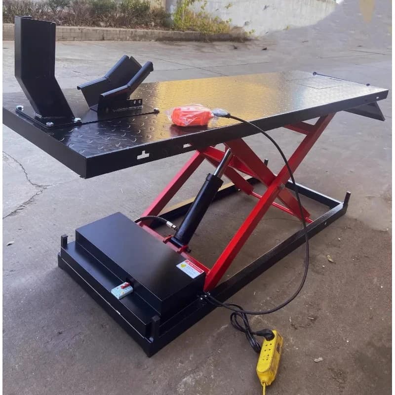 Motorcycle Pneumatic Hydraulic Repair Lift Maintenance Tle