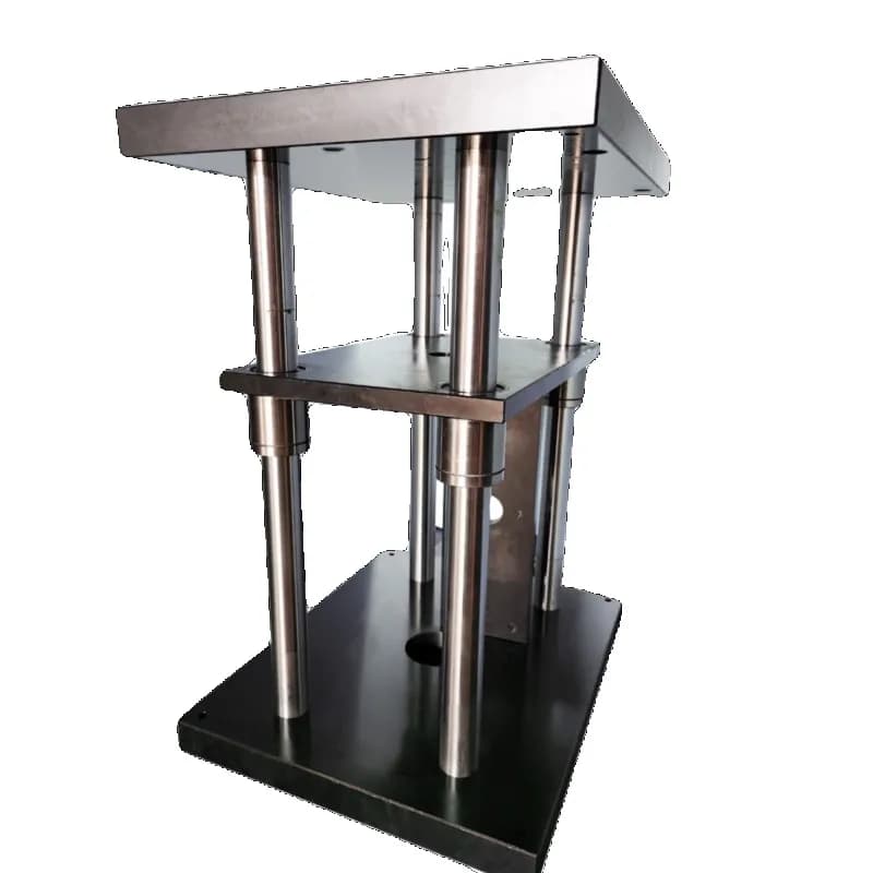 Three-layer mold base, press frame, film cutting frame