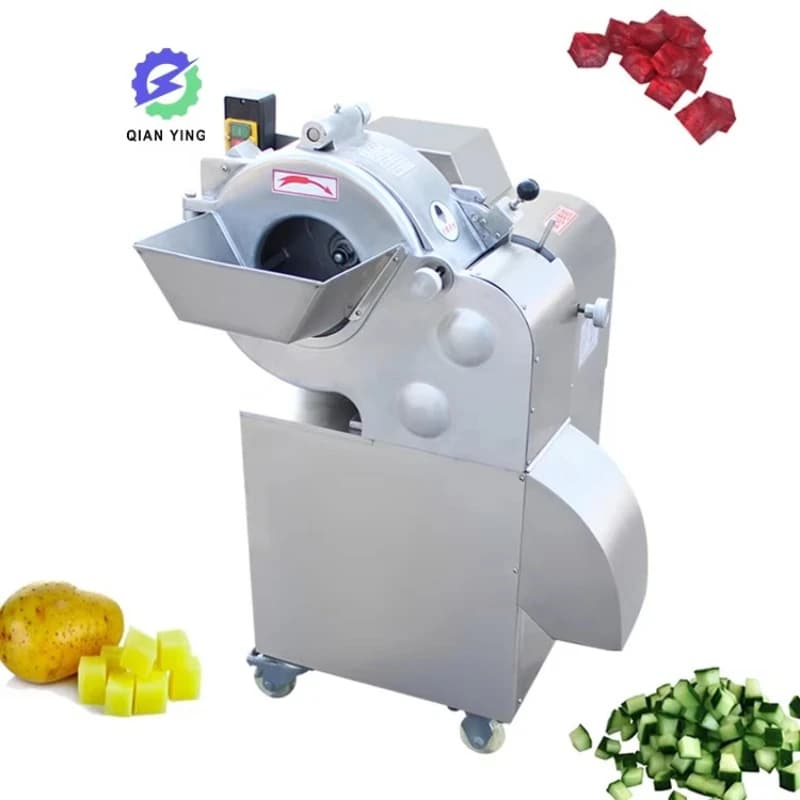 Fastest Commercial Onion Banana Chips Cassava Chips Cutting Machine Fruit and Root Vegetables Slicing Dicing Machine
