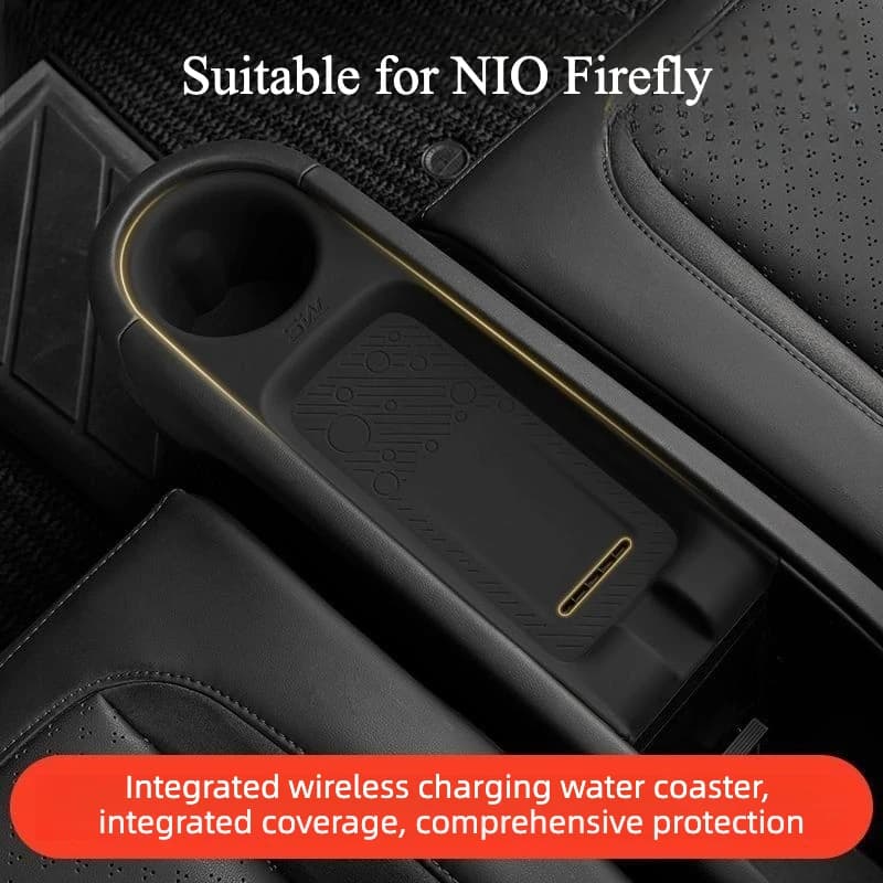 Suitable for NIO Firefly Central Wireless Water Filling Cup Pad Integrated Protective Silicone Pad Interior Modify Accessories