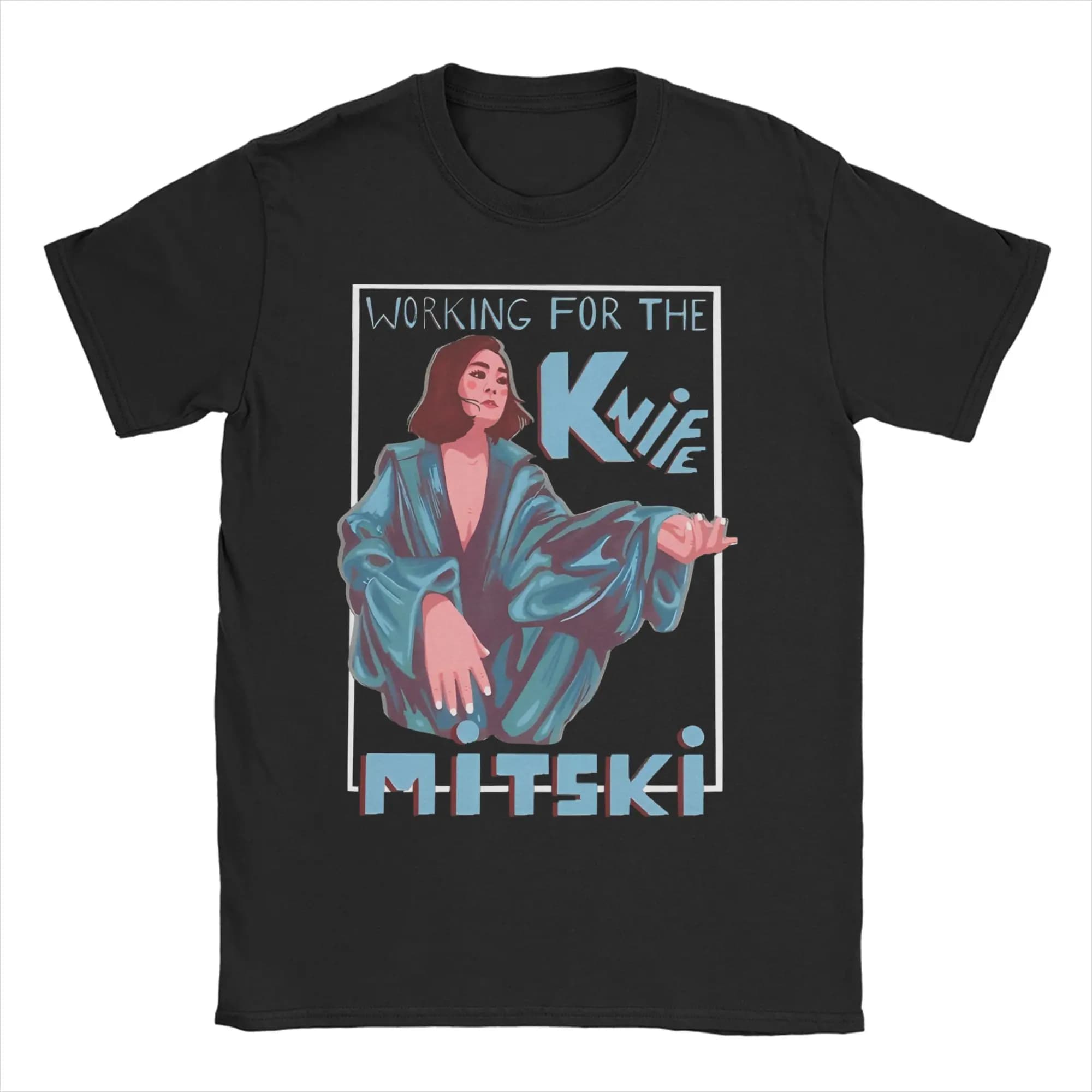 Mitski   T Shirt Summer Loner  Singer  Fashion T Shirts Men Cotton Crewneck 4XL 5XL 6XL Tees Short Sleeves Awesome Tshirt
