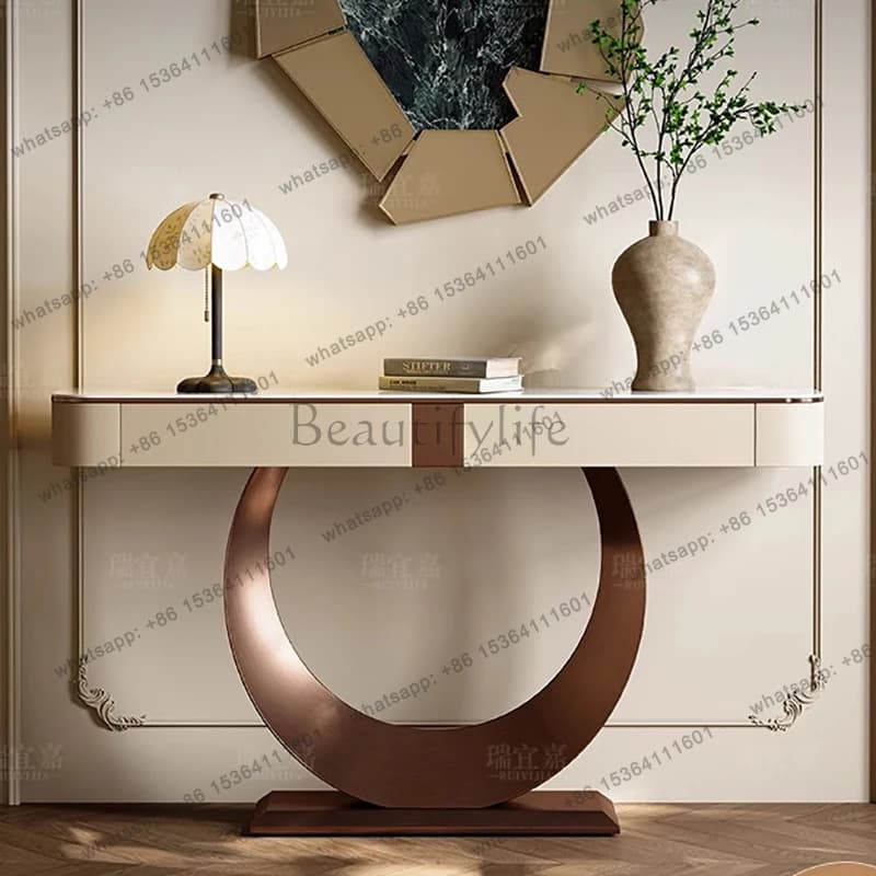 European Elegant Entryways Table Advanced Design Simple Storage Console Tables Easy Unique