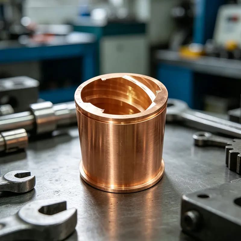 Factory Direct Custom Bronze Bushing and Brass Nuts Industrial Equipment Processing Casting Services