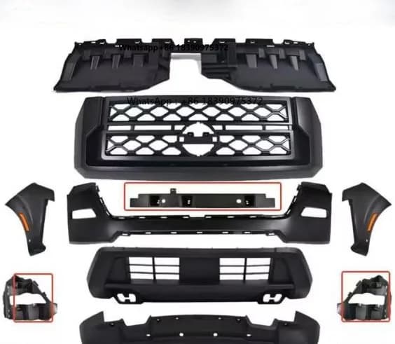 Factory Supply Aftermarket Front Bumper Body Kit Car Bumpers D41 Next Gen Pickup Parts for Nissan Frontier 2022-2024