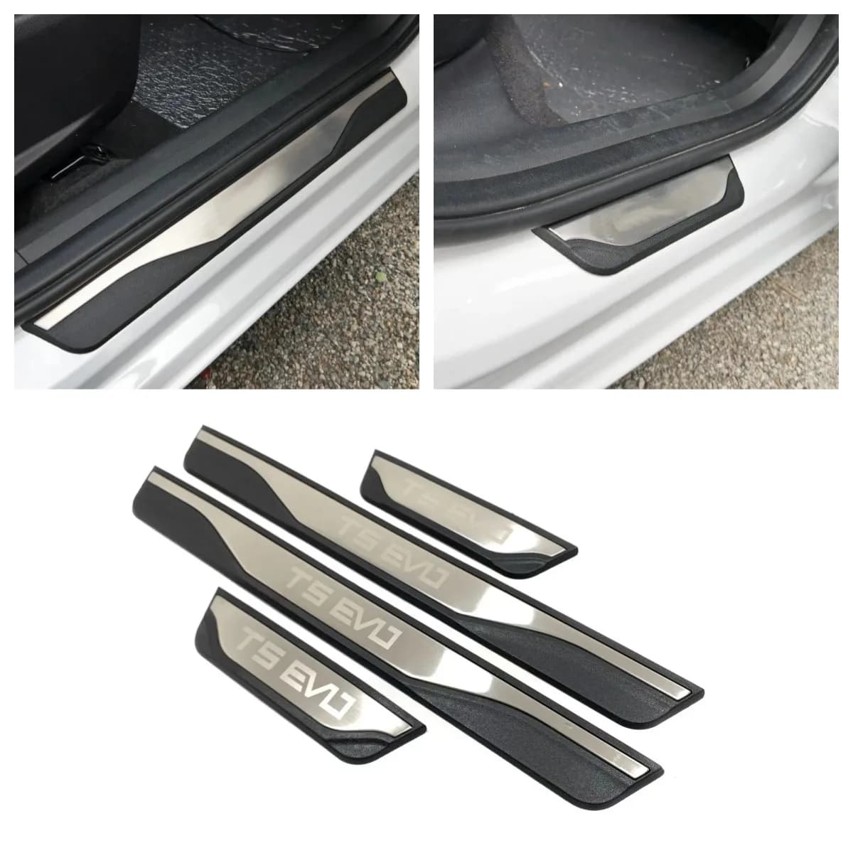 Car Styling For Forthing T5 EVO 2024 2023 2022 2021 Door Sill Scuff Plates Protector Pedal Threshold 3d Sticker Auto Accessories