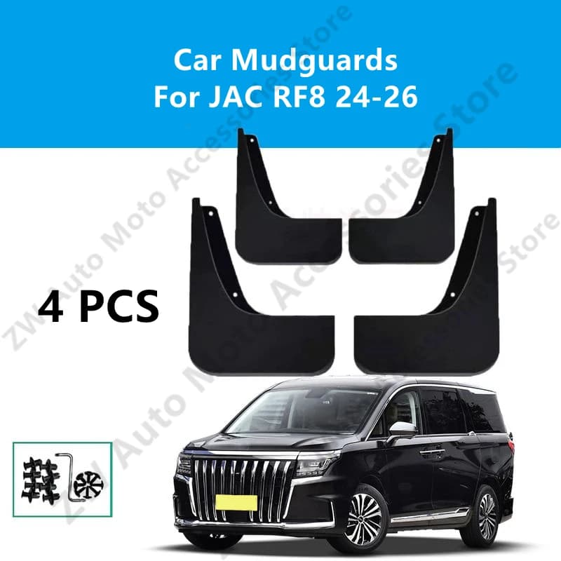 Car Mudguards For JAC RF8 24-26 Mud Guards Fender Flare Mudflaps Exterior Parts Auto Accessories Refit