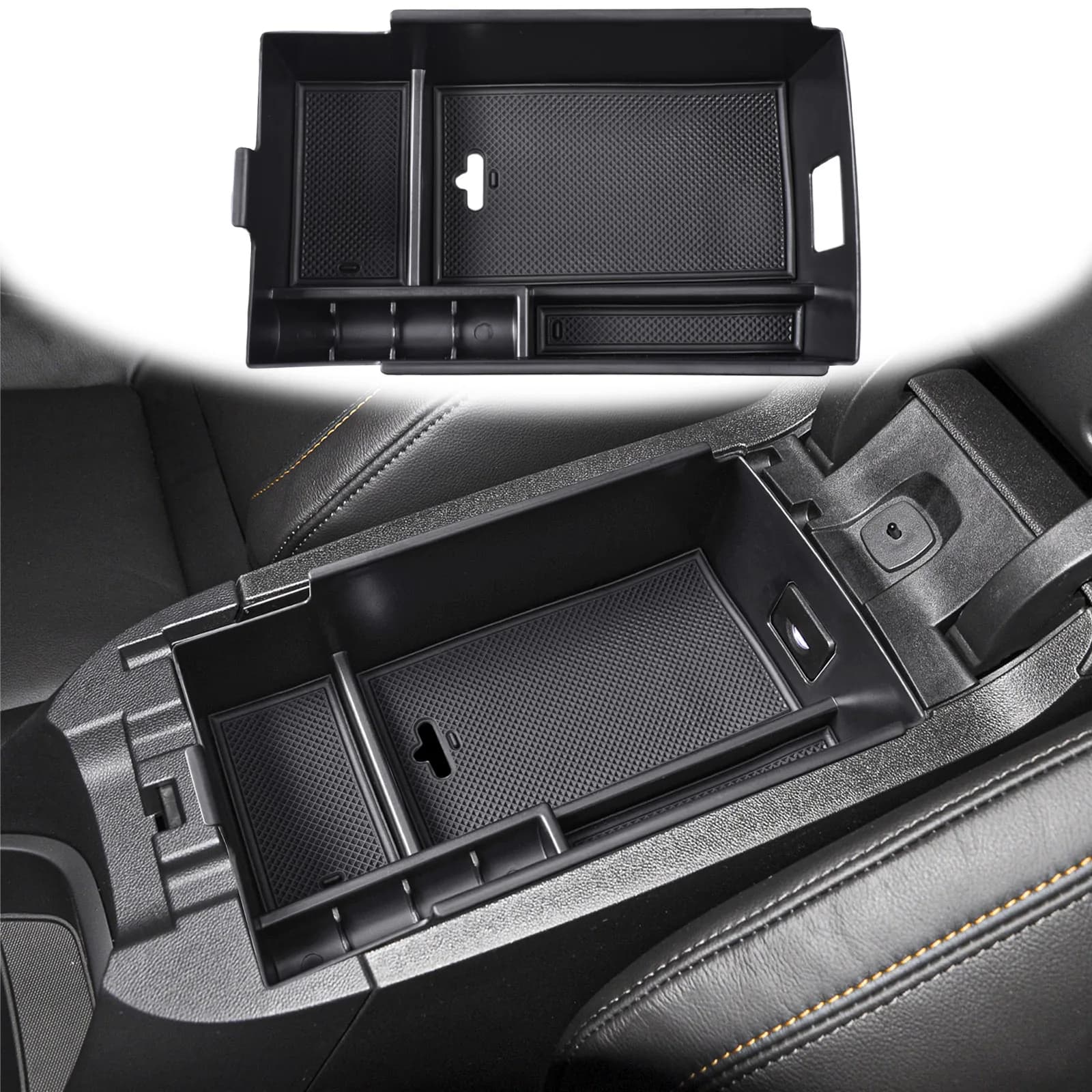 Center Console Organizer For Chevy Equinox 2018 2019 2020 2021 2022 2023 2024 Car Accessories Armrest Storage Box Insert Tray