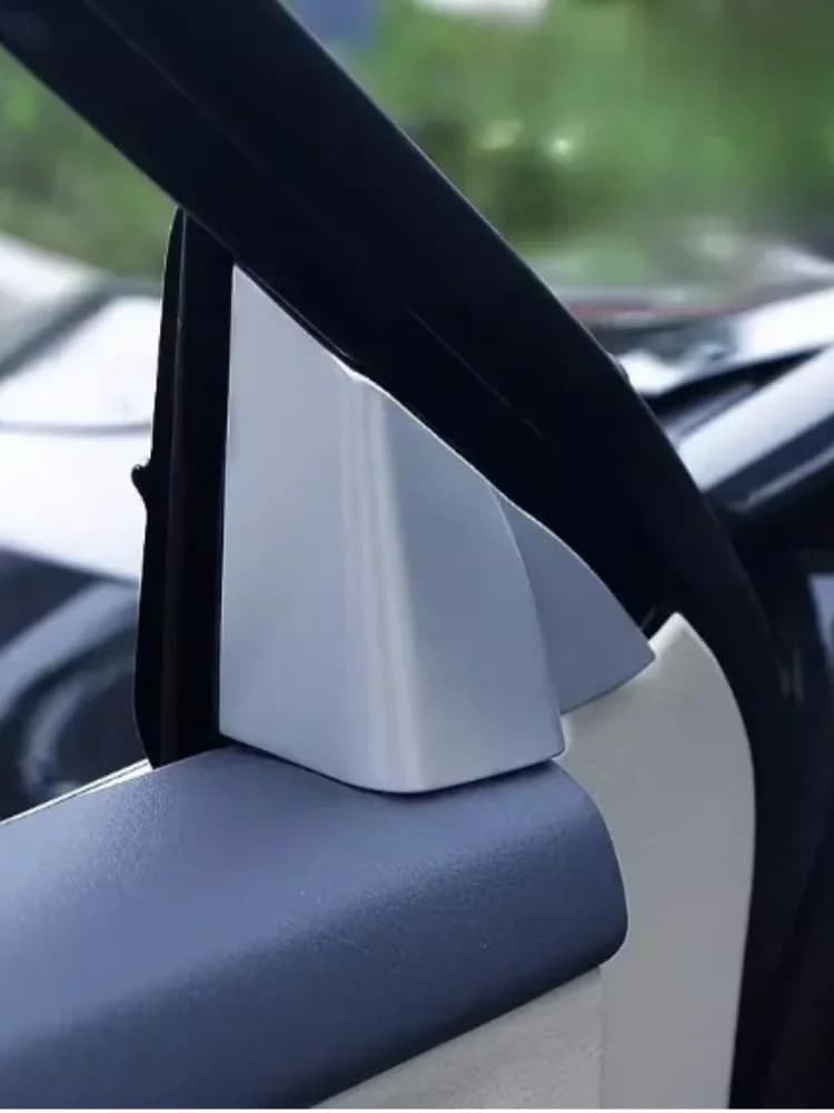 Fit For Toyota Camry 70 XV70 2018-2023 ABS Carbon Fiber A Pillar Front Door Window Inner Triangle Decor Cover Trim Stickers Car