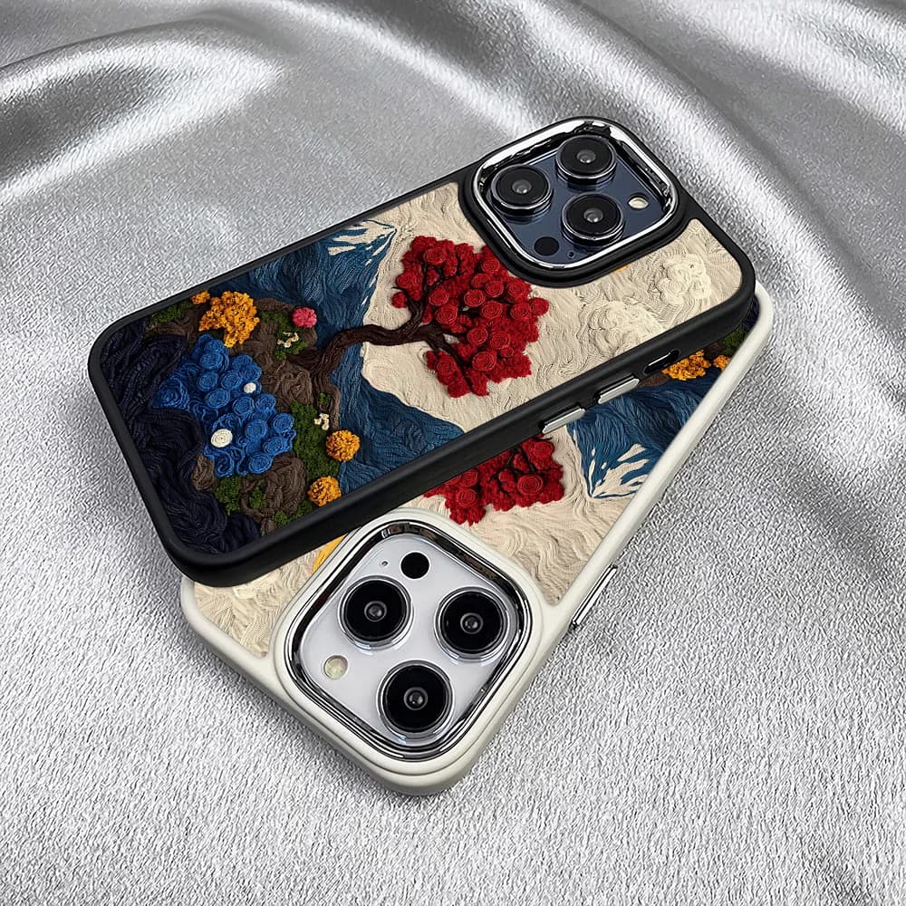 Tree of Life Case, suitable for iPhone16Pro Max/ iPhone16Pro/ iPhone16/ iPhone16 Plus to iPhone11 12 13 14 15 series