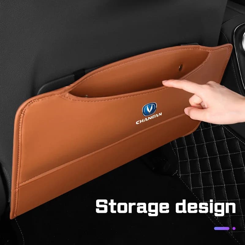 Car Seat Anti Kick Pad PU leather Rear Seat Storage Bag For Changan X5 X7 Cs95 2020 Cx70 Cs55 Filter Cs85 Cs35 Cs75 Plus Cs15