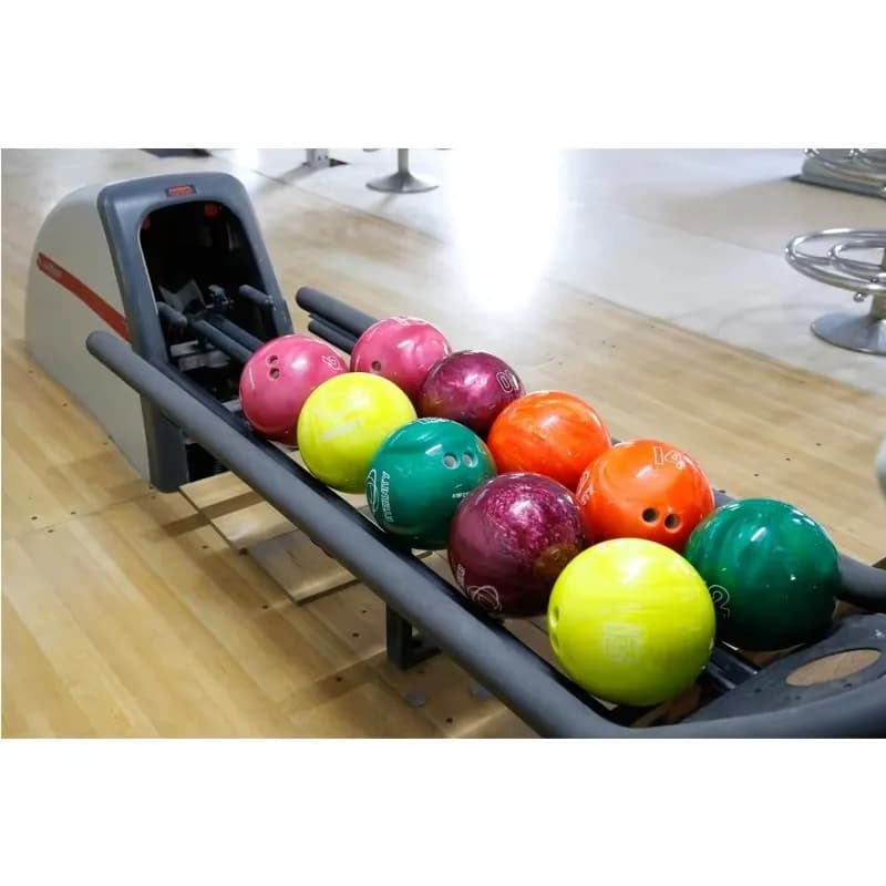 Bowling Ball Hood and Rack for Bowling Alley