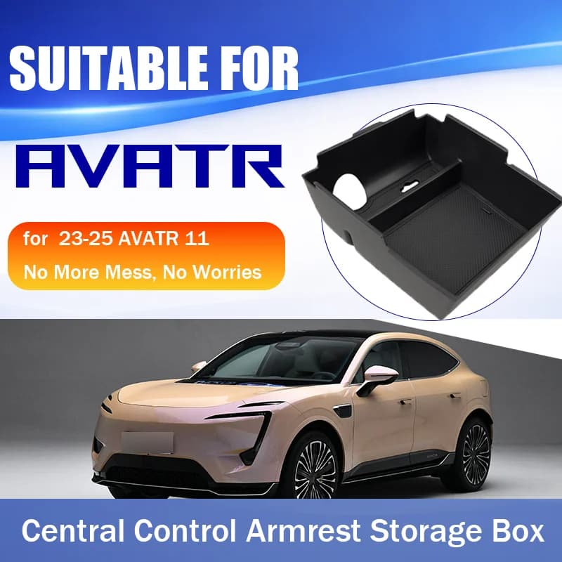 Suitable for 23-25   models of Avatr 11 armrest box, central control storage box, in-car Avatr 11 automotive supplies