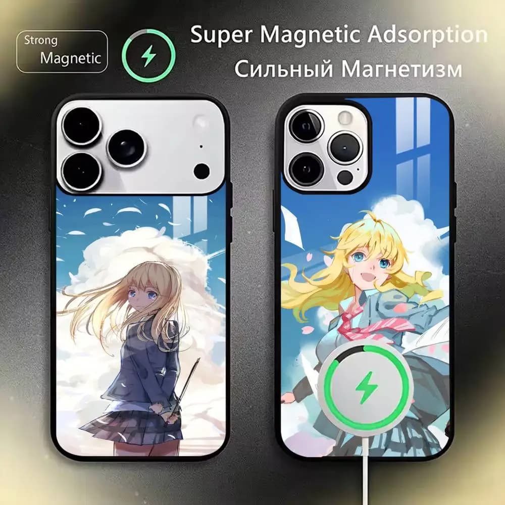 Kaori Miyazono  Phone Case For iPhone17,16,15,14,13,12,11 Plus,Pro Magnetic with Magsafe Wireless Charging