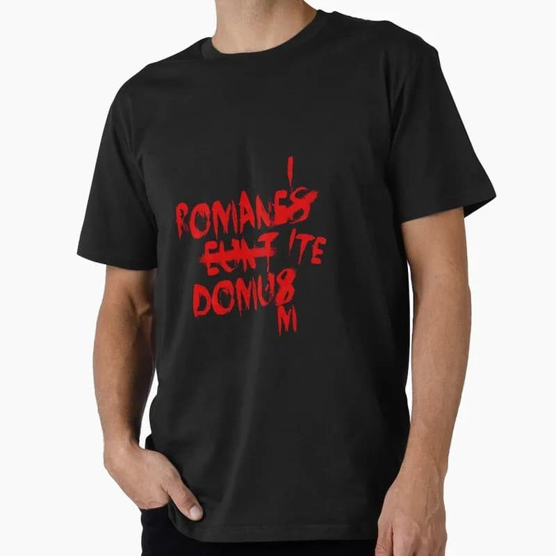 ROMANES EUNT DOMUS Funny Monty Python Gift T-shirt Short Sleeve Tee British Comedy Graphic clothes US size Tops S-6XL