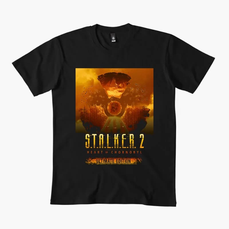S.T.A.L.K.E.R. 2 Shadow of chernobyl 0401 Danger exclusion zone gift t shirt Video game Stalker Graphic Clothes All size Tops