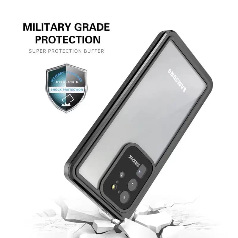 Shellbox IP68 Waterproof Case for Galaxy S25 Ultra S24 S23 FE S22 S21 S20 S10 S9 S8 Plus S25 Edge Shockproof Defender Cover Case