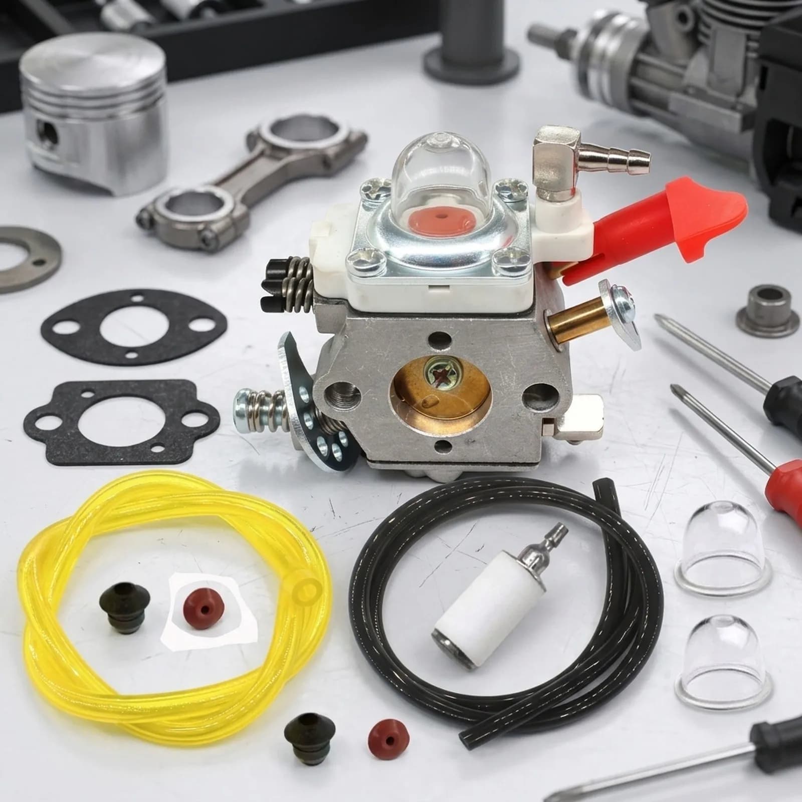 Fuel Line Kit for Carburetor, Suitable for CY SIKK CY290RC Engines, Easy to Install and Reliable to Use  Fuel