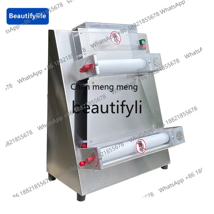 X C45 Commercial Rolling Dough Machine Pizza Press Electric, Silent Imitation Handmade Biscuit Pizza Forming Machine