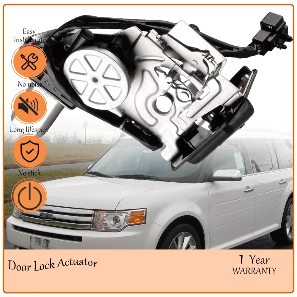 Stable Rear Trunk Latch Actuator Assembly,Engineered for 2009-2014Ford Flex,OE 8A8Z-7843150-A,8A8Z-7843150-B,DLA2118,100DLA2118S