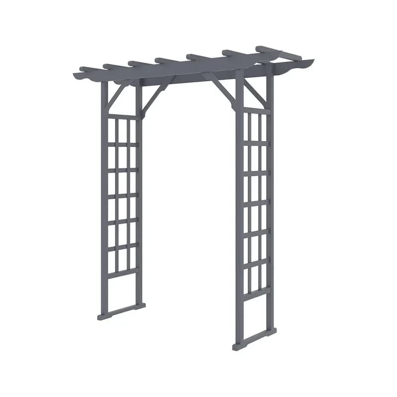 Outdoor courtyard preservative wood arch flower stand Garden decoration entrance door Solid