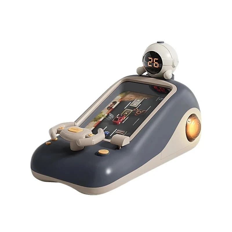Kids Racing Car Adventure Game With Timer Steering Wheel Driving Toy Parent Child Interactive Toy Birthday Gift for Boy and Girl