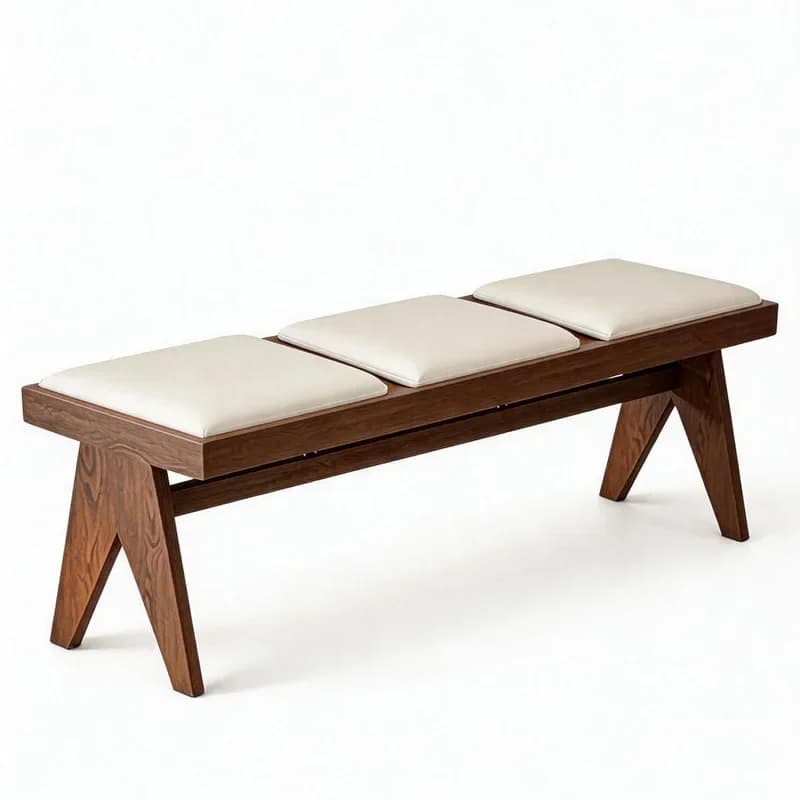 TQH7.3 antique style bedside stool bedroom master bedroom solid wood bench home living room retro style