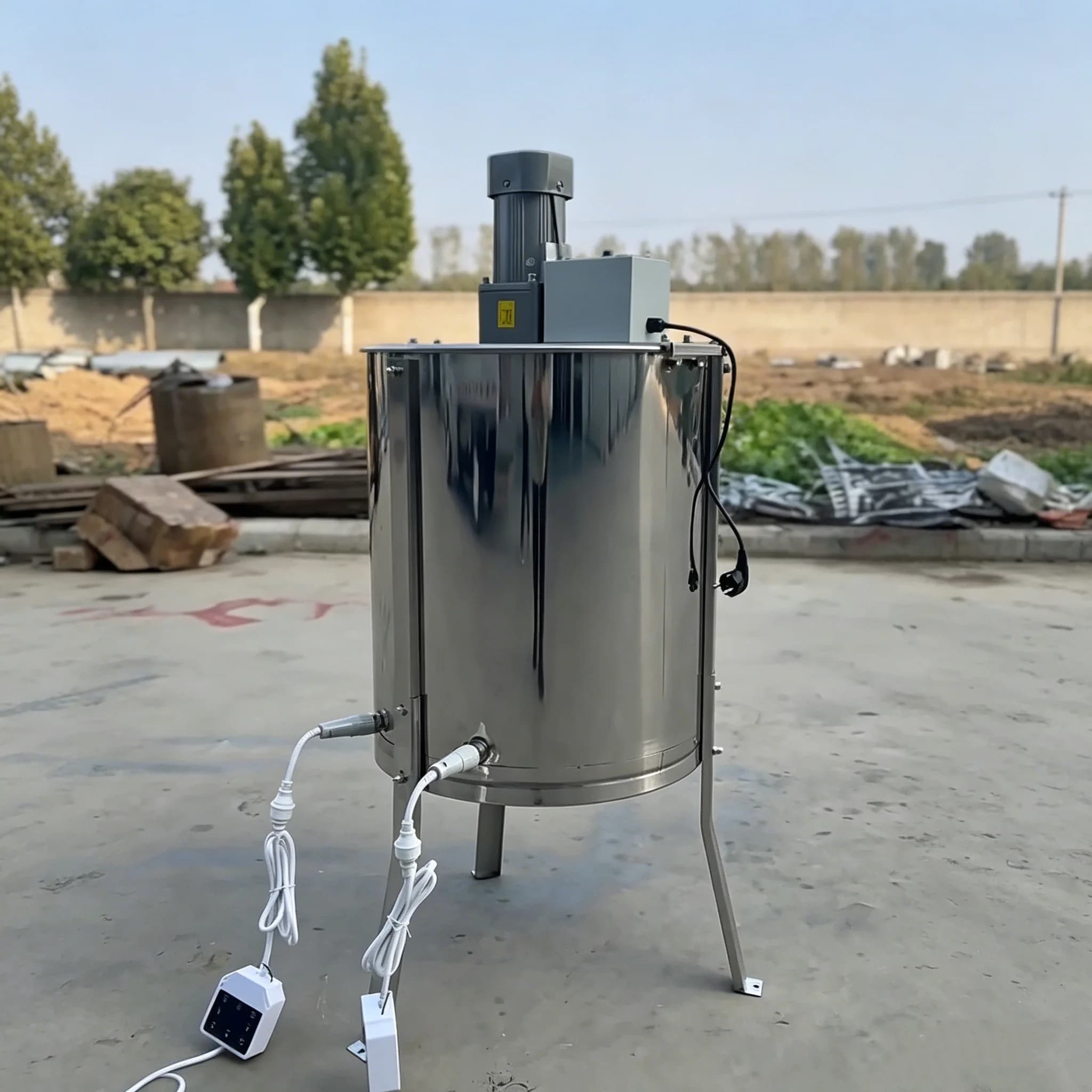 Small Stainless Steel Electric Honey Mixer With Heating Automatic Grade Honey Mixing Extractor