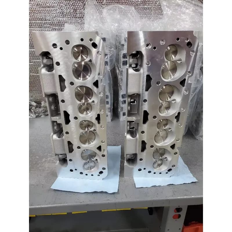 New 350 Complete Aluminum Cylinder Head for SBC Small Block 74cc/200cc OE 12558062 1 Year Warranty