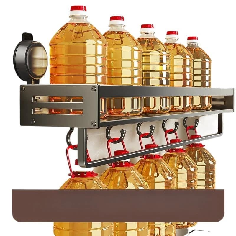 Kitchen rack, suction cup non-punching wall-mounted