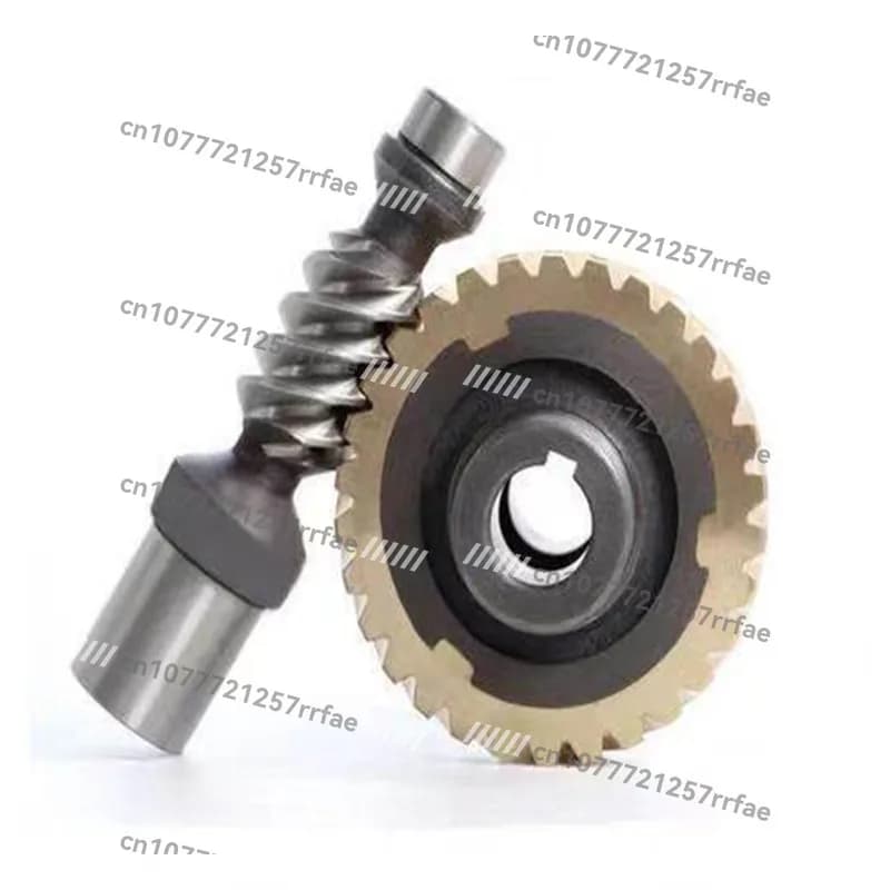 Factory Processing Turbine Worm Stainless Steel Worm Double Guide Large Transmission Ratio Brass Worm Gear 1 Die 1.5 Die 2 Die