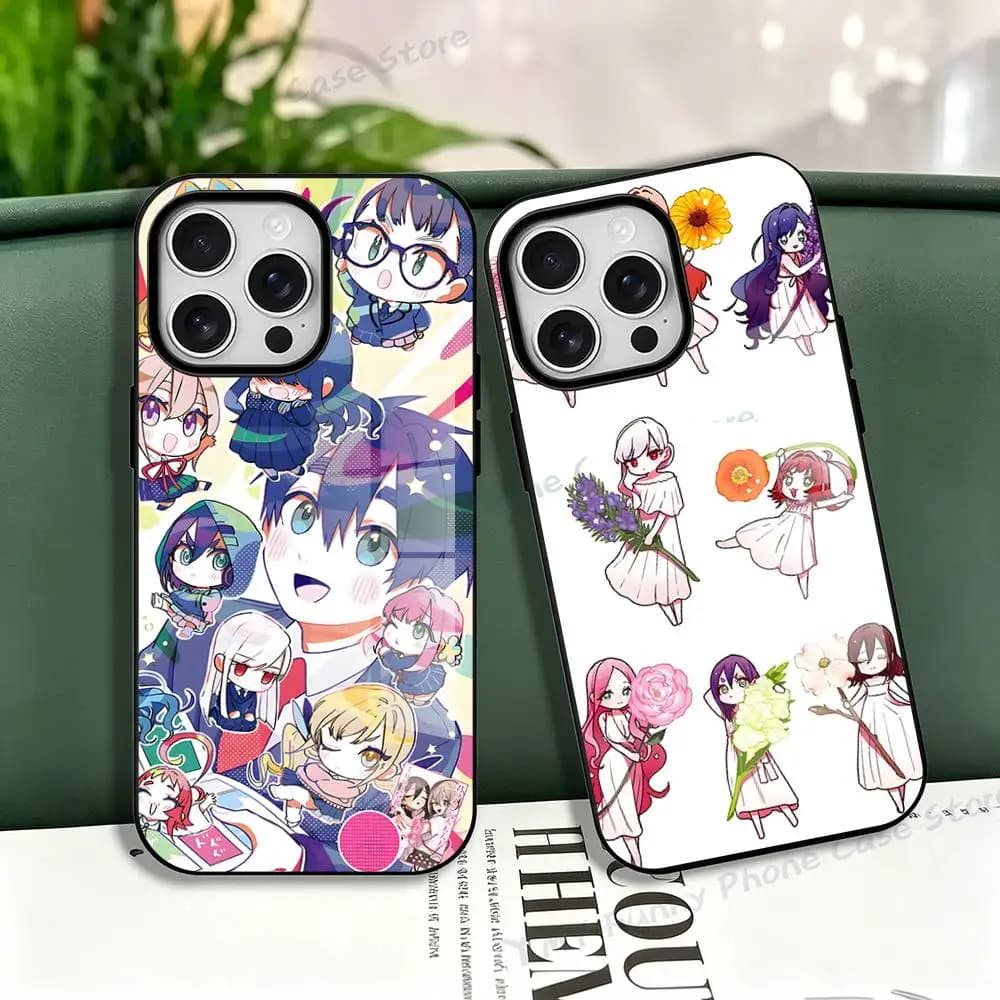 Anime 100 Girlfriends For Iphone 17,16,15,14,13,12,11 Pro Mini Max XS Case Frosted Magnetic Shockproof Cover