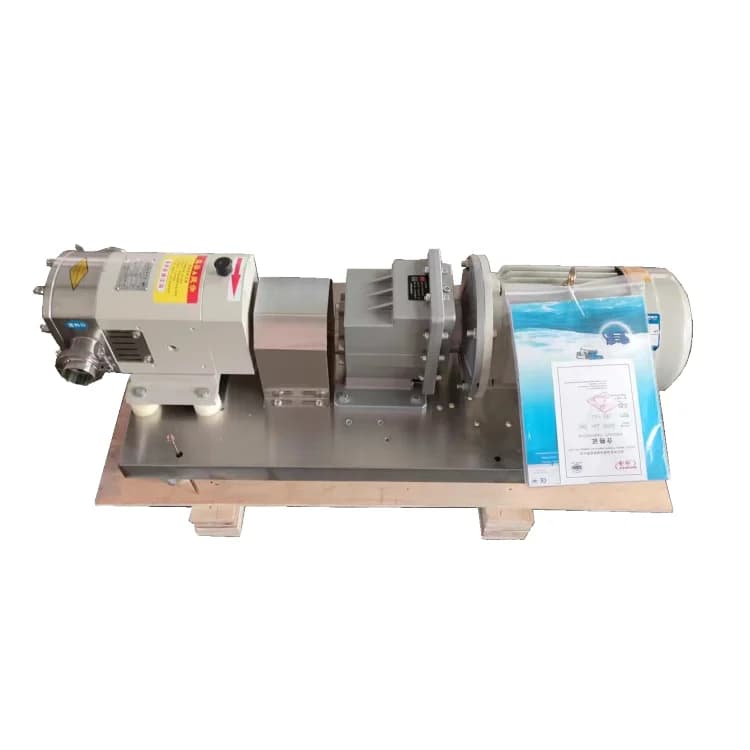 High-Viscosity Stainless Steel Honey Pump Sanitary Rotor Pump For Tomato Sauce Food Transfer OEM Customization Supported