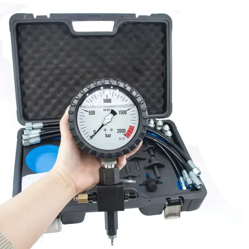 Diesel Common Rail Pressure Detection Engine Analyzer for Automotive 24V High Pressure Fuel Circuit Tester Box Set 50W