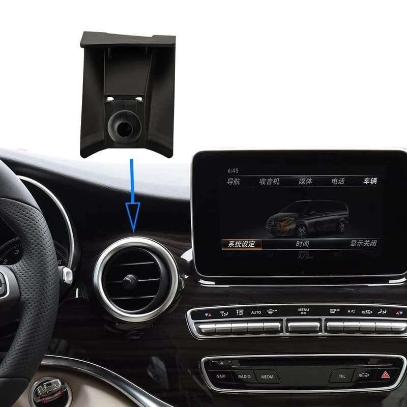 For Mercedes-Benz V class 2016-2021 Car Mobile Phone Holder Air Vents Fixed Base Stable Navigation Bracket