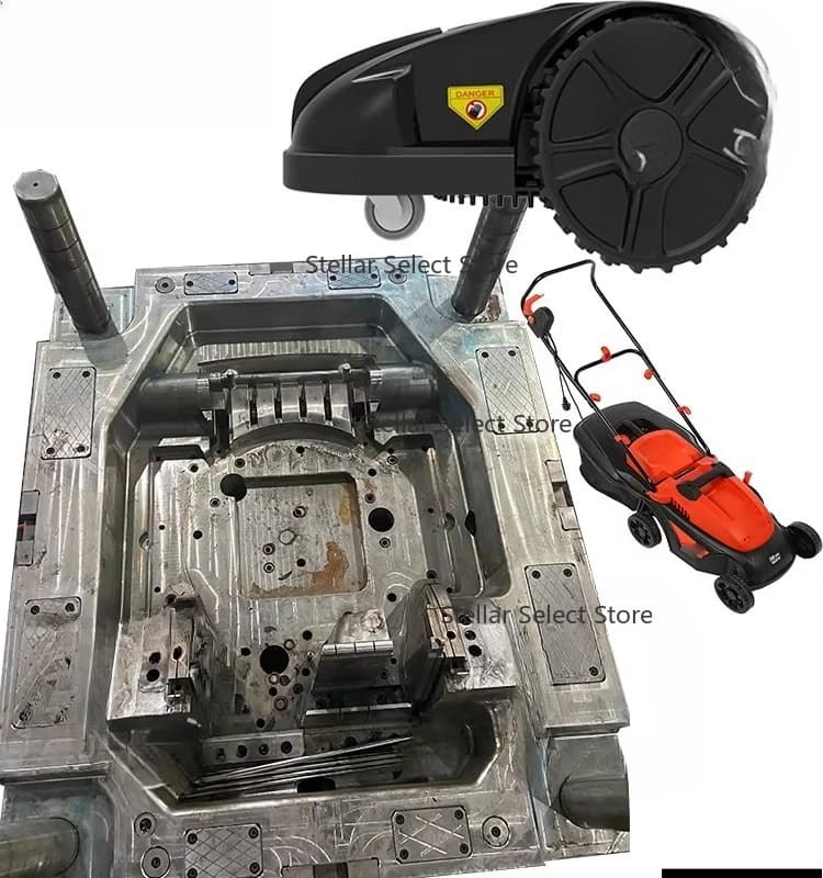 ABS PC PP PVC PE Household Appliance Lawn Mower Part Cold Runner P20 Plastic Moulding Manufacturer Mold