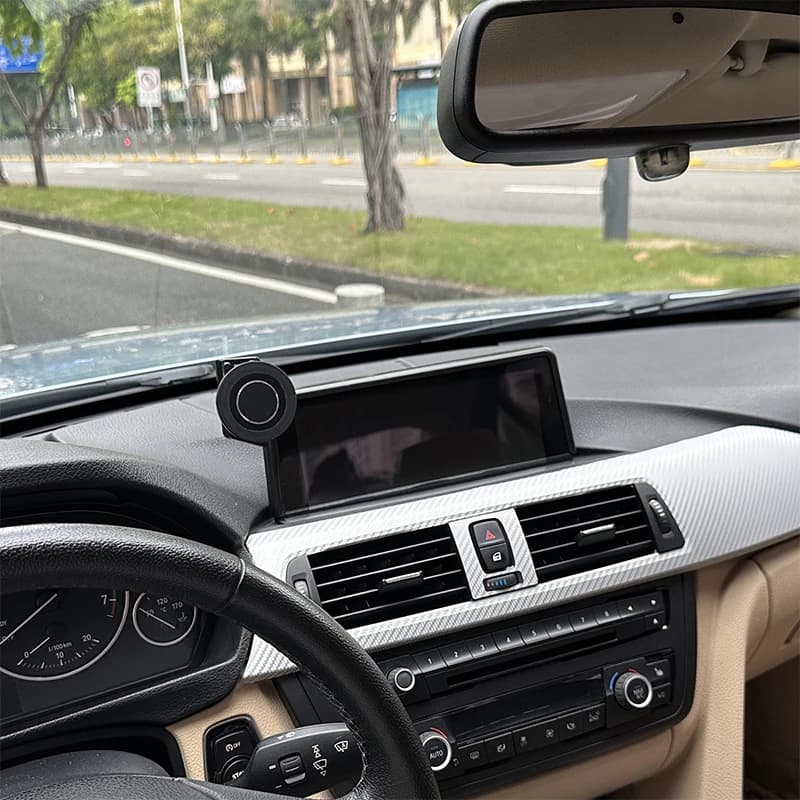 For BMW 3 Series F30 F31 2013-2019 ABS Black Car Central Control Navigation Screen Phone Holder Interior Car Accessories