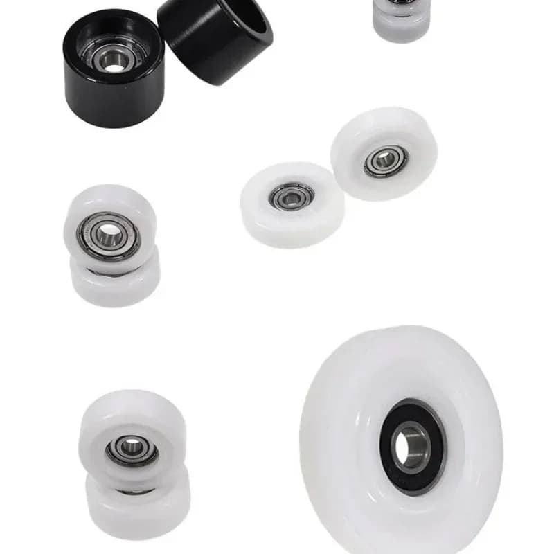 Plastic bearing nylon pulley guide wheel 62608 plastic wheel roller high load wear-resistant hard wheel