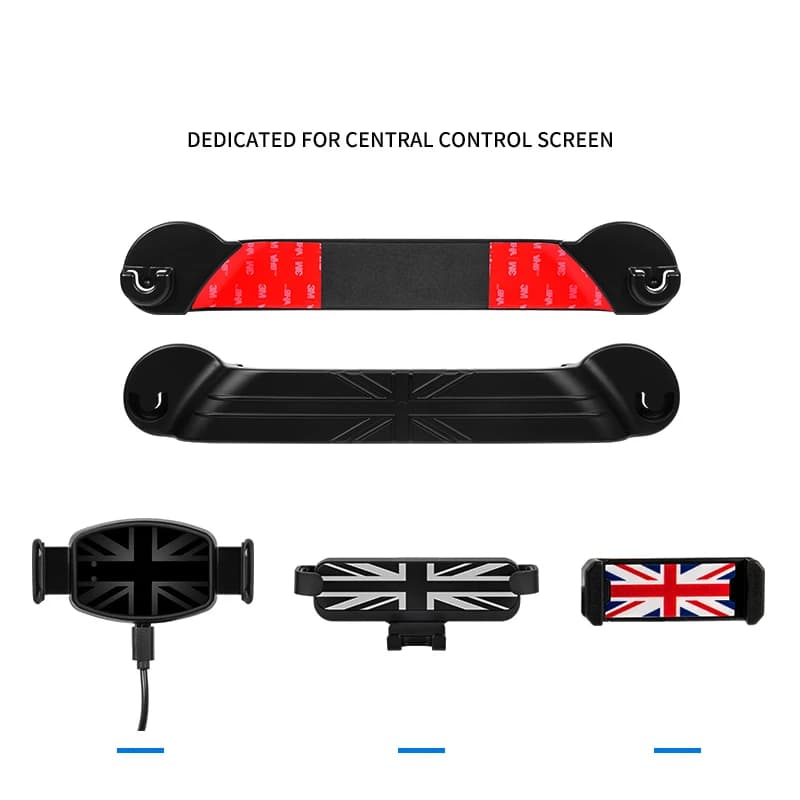 For MINI Cooper U25 J01 2025 2026 Phone Holder Wireless Charger 15W Electric Clamp Central Screen Mount Car Interior Accessories