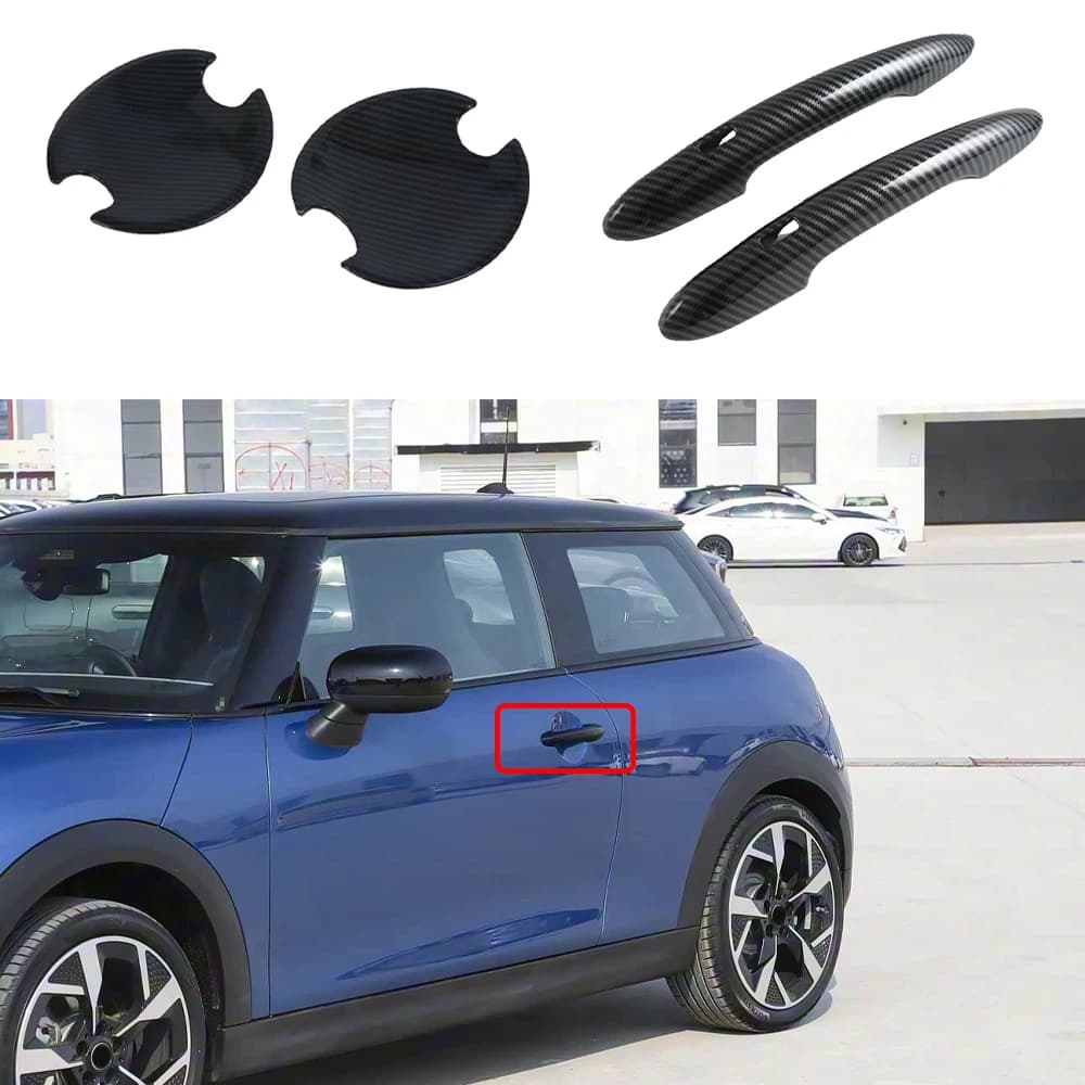 For BMW MINI Mini Cooper 2025 Door Handle Cover Car Accessories Handle Bowl Styling Trim Stickers Auto External Decoration